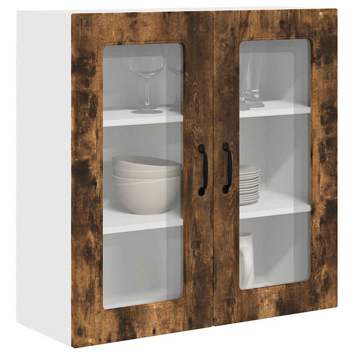 Dulap suspendat de bucătărie Stejar fumuriu 80 x 31 x 80 cm - WALTI WALTI
