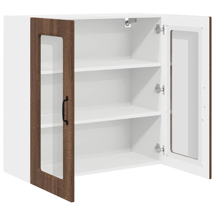 Dulap suspendat de bucătărie Stejar închis 80 x 31 x 80 cm - WALTI WALTI