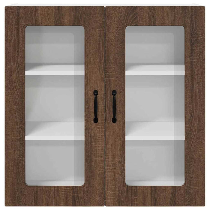 Dulap suspendat de bucătărie Stejar închis 80 x 31 x 80 cm - WALTI WALTI