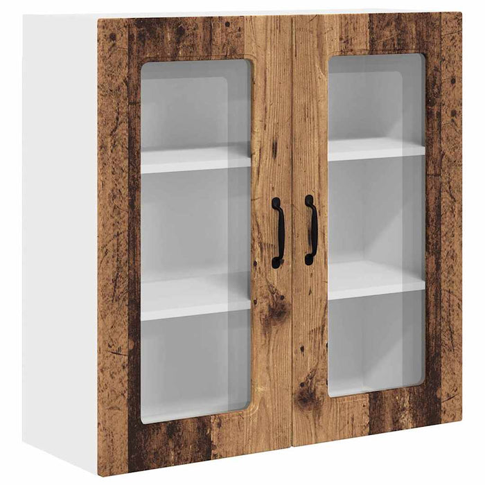 Dulap suspendat de bucătărie cu raft Lemn Vechi 80 x 31 x 80 cm - WALTI WALTI