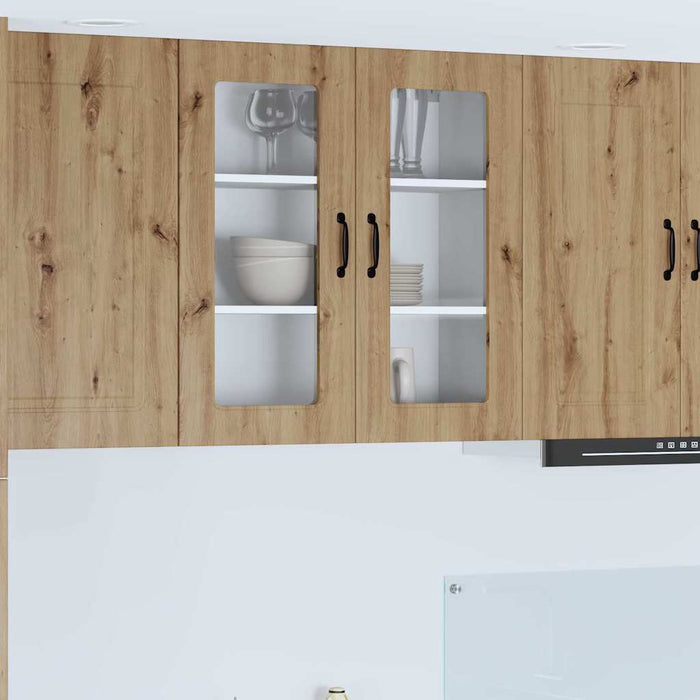 Dulap suspendat de bucătărie Stejar Artizanal 80 x 31 x 80 cm - WALTI WALTI