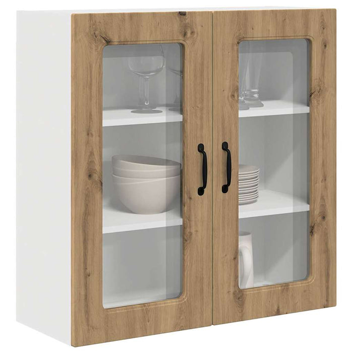 Dulap suspendat de bucătărie Stejar Artizanal 80 x 31 x 80 cm - WALTI WALTI