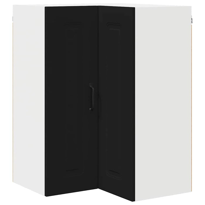 Dulap suspendat de bucătărie cu raft Negru 57 x 57 x 80 cm - WALTI WALTI