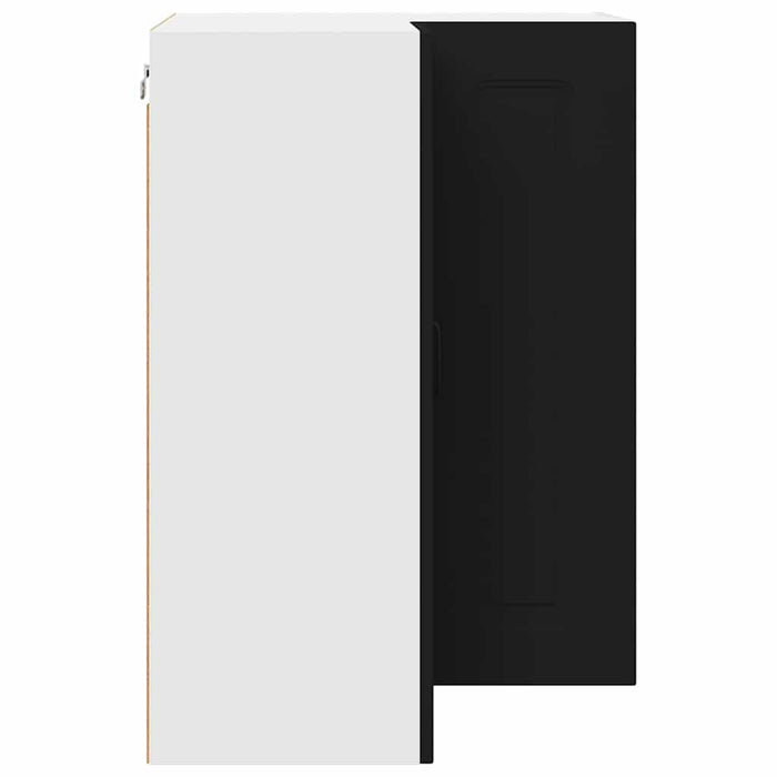 Dulap suspendat de bucătărie cu raft Negru 57 x 57 x 80 cm - WALTI WALTI