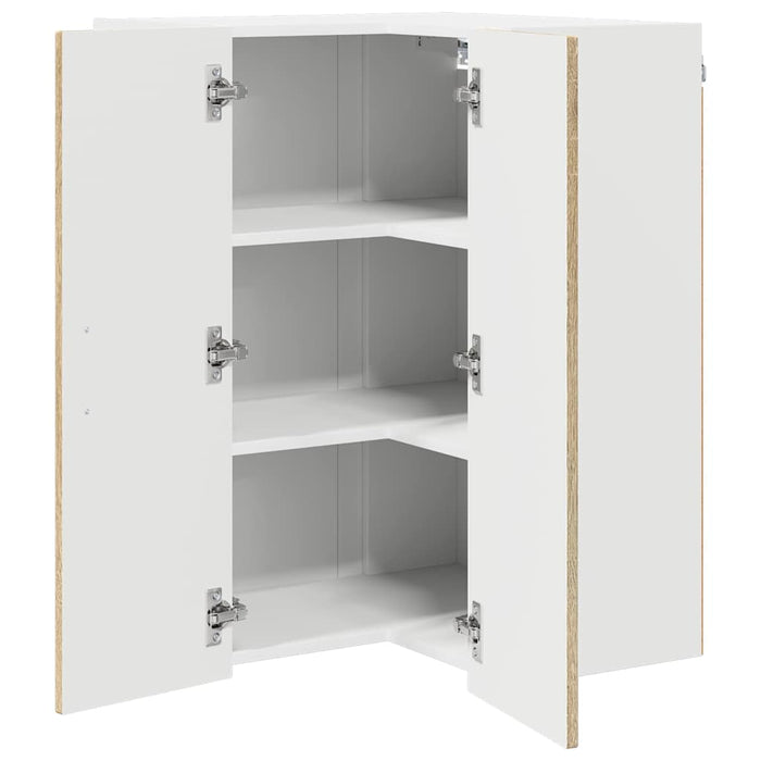 Dulap suspendat de bucătărie Stejar Sonoma 57 x 57 x 80 cm - WALTI WALTI