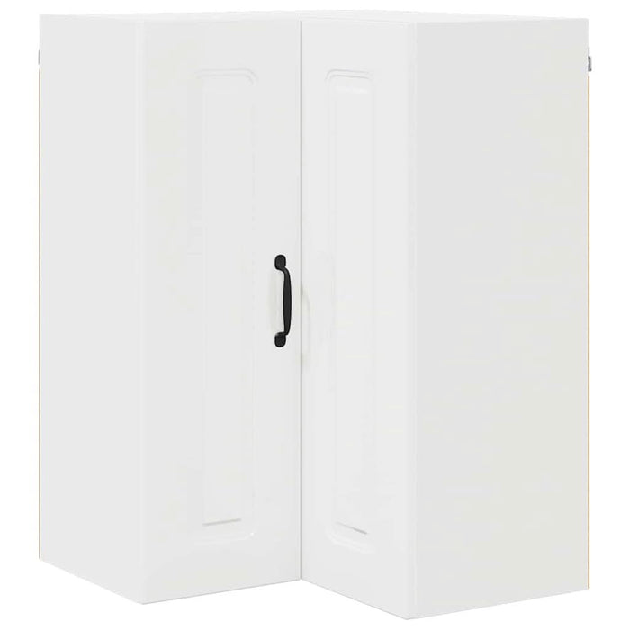 Dulap suspendat de bucătărie cu raft Alb lucios 57 x 57 x 80 cm - WALTI WALTI