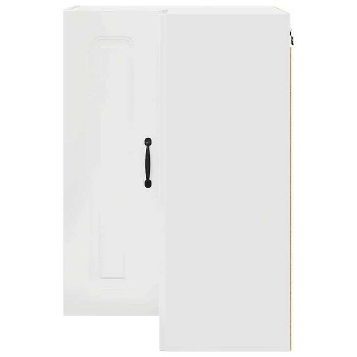 Dulap suspendat de bucătărie cu raft Alb lucios 57 x 57 x 80 cm - WALTI WALTI