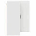 Dulap suspendat de bucătărie cu raft Alb lucios 57 x 57 x 80 cm - WALTI WALTI