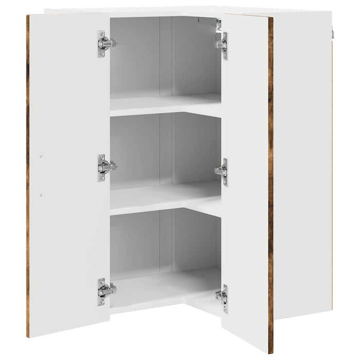 Dulap suspendat de bucătărie Stejar fumuriu 57 x 57 x 80 cm - WALTI WALTI