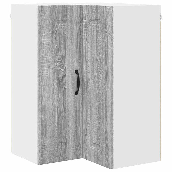 Dulap suspendat de bucătărie cu raft Gri Sonoma 57 x 57 x 80 cm - WALTI WALTI
