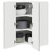 Dulap suspendat de bucătărie cu raft Gri Sonoma 57 x 57 x 80 cm - WALTI WALTI