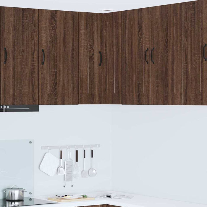 Dulap suspendat de bucătărie Stejar închis 57 x 57 x 80 cm - WALTI WALTI