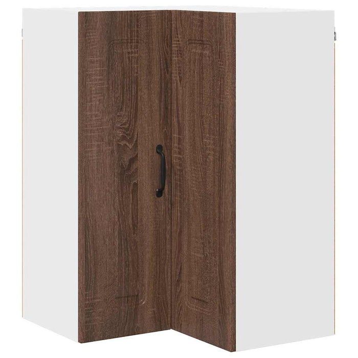 Dulap suspendat de bucătărie Stejar închis 57 x 57 x 80 cm - WALTI WALTI