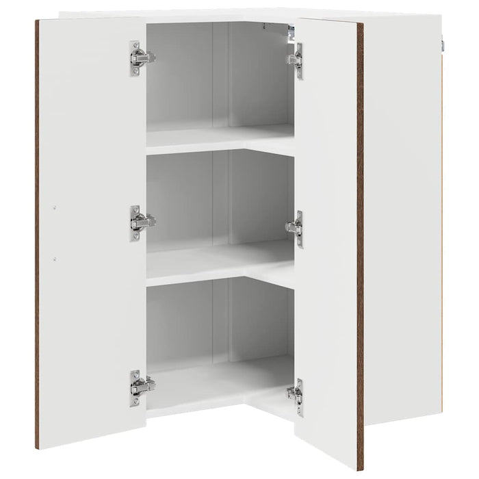 Dulap suspendat de bucătărie Stejar închis 57 x 57 x 80 cm - WALTI WALTI