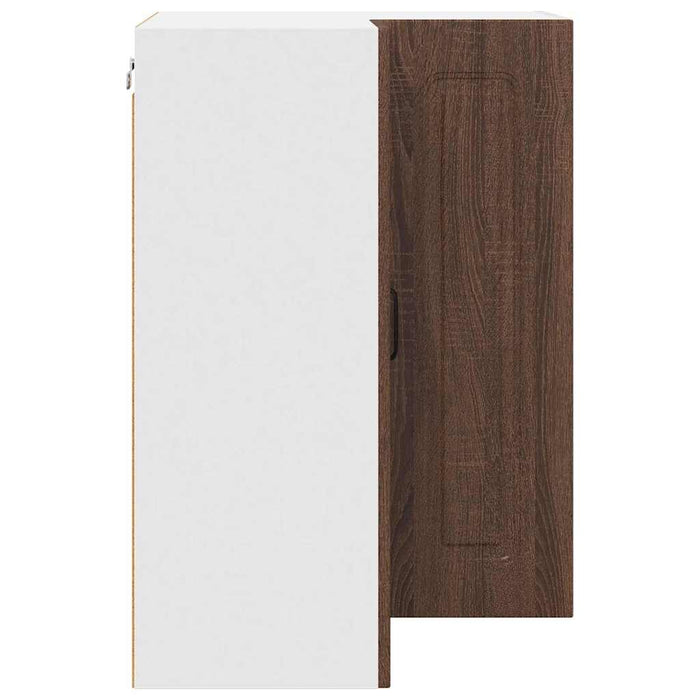 Dulap suspendat de bucătărie Stejar închis 57 x 57 x 80 cm - WALTI WALTI