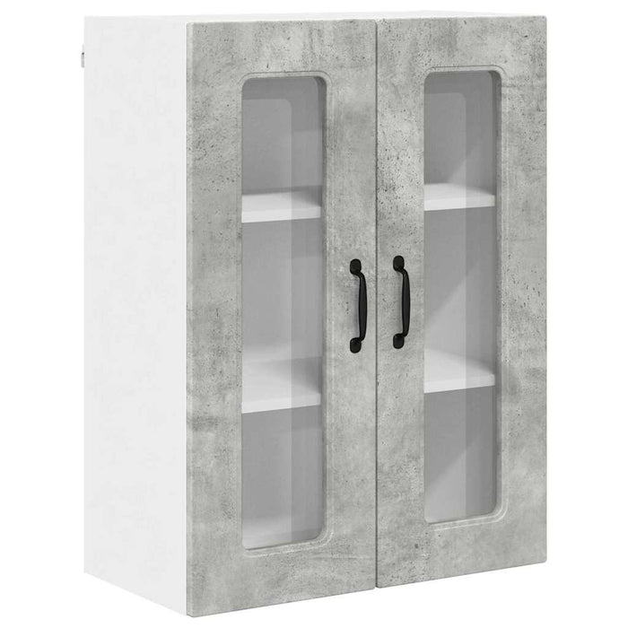 Dulap suspendat de bucătărie Gri din beton 60 x 31 x 80 cm - WALTI WALTI