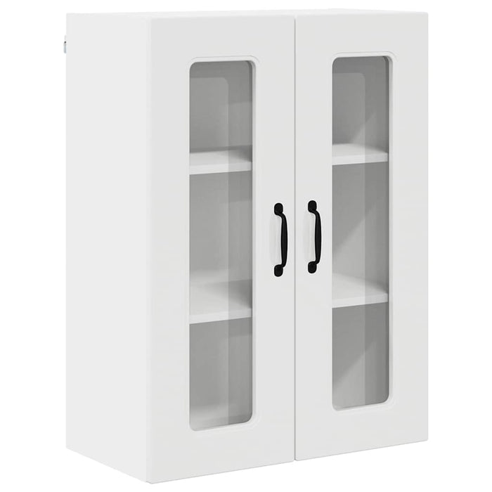Dulap suspendat de bucătărie cu raft Alb lucios 60 x 31 x 80 cm - WALTI WALTI