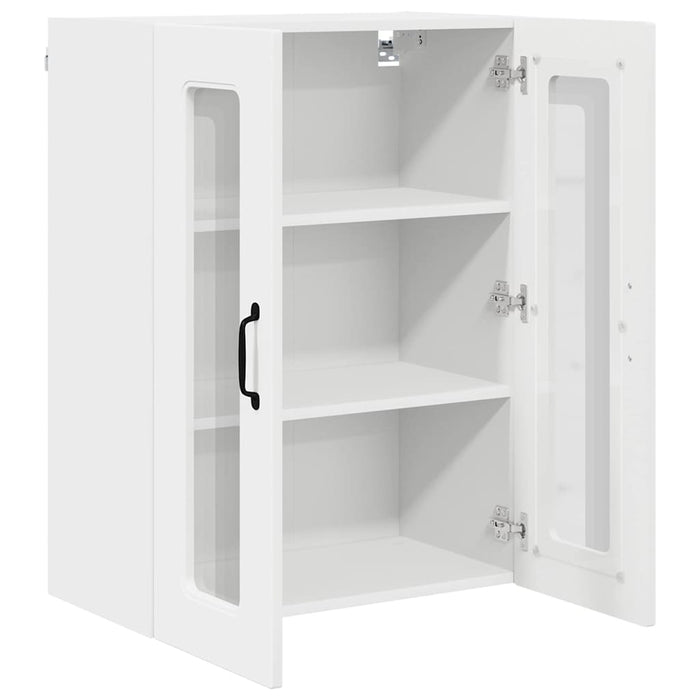 Dulap suspendat de bucătărie cu raft Alb lucios 60 x 31 x 80 cm - WALTI WALTI