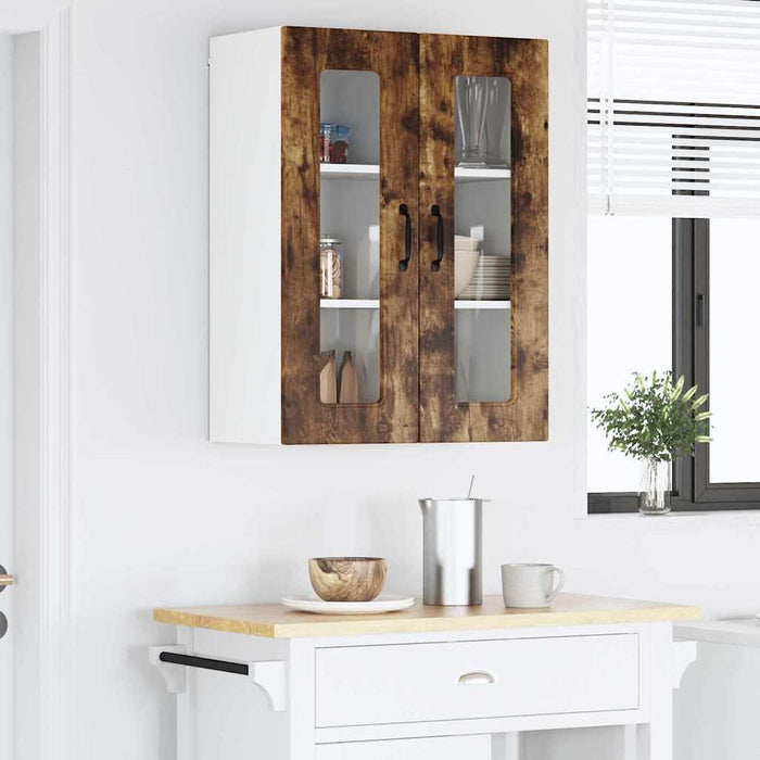 Dulap suspendat de bucătărie Stejar fumuriu 60 x 31 x 80 cm - WALTI WALTI
