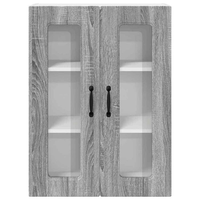 Dulap suspendat de bucătărie cu raft Gri Sonoma 60 x 31 x 80 cm - WALTI WALTI