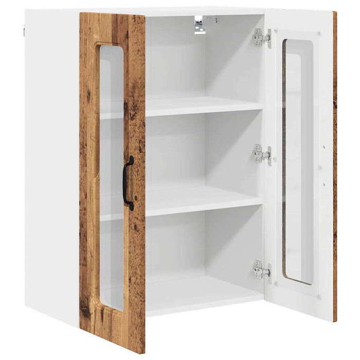 Dulap suspendat de bucătărie cu raft Lemn Vechi 60 x 31 x 80 cm - WALTI WALTI