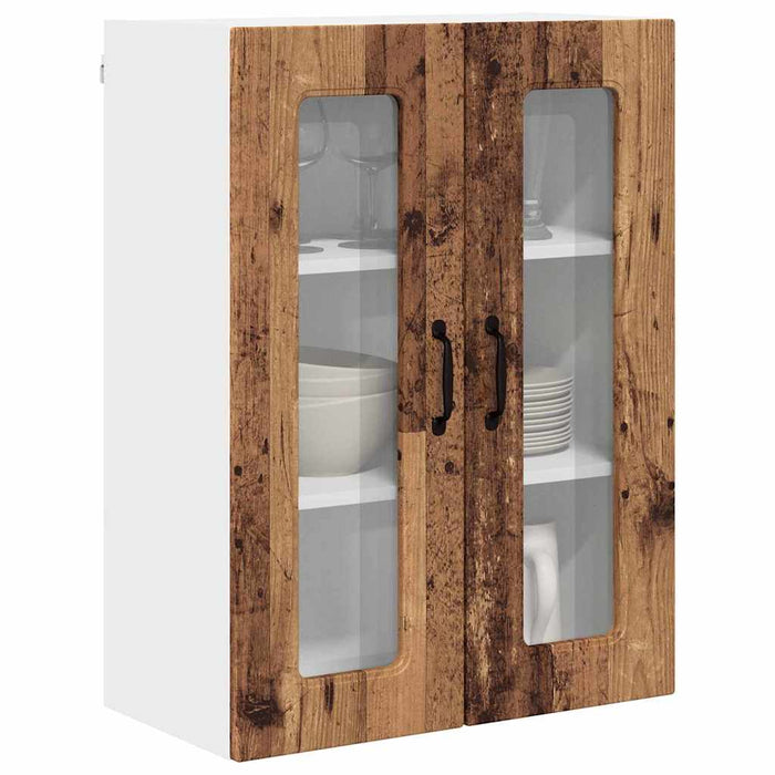 Dulap suspendat de bucătărie cu raft Lemn Vechi 60 x 31 x 80 cm - WALTI WALTI