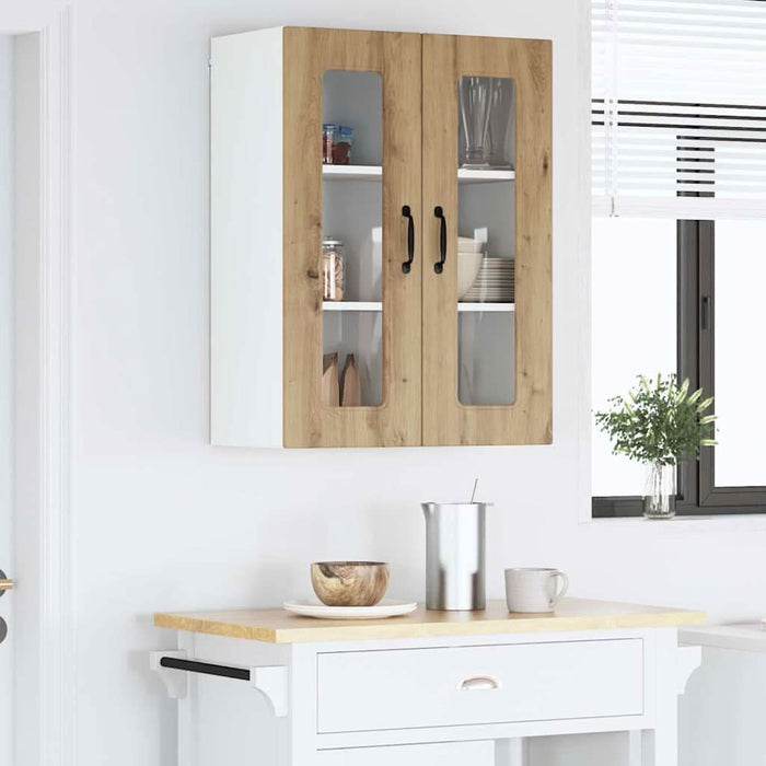 Dulap suspendat de bucătărie Stejar Artizanal 60 x 31 x 80 cm - WALTI WALTI