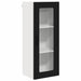 Dulap suspendat de bucătărie cu raft Negru 40 x 31 x 100 cm - WALTI WALTI
