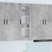 Dulap suspendat de bucătărie Gri din beton 40 x 31 x 100 cm - WALTI WALTI