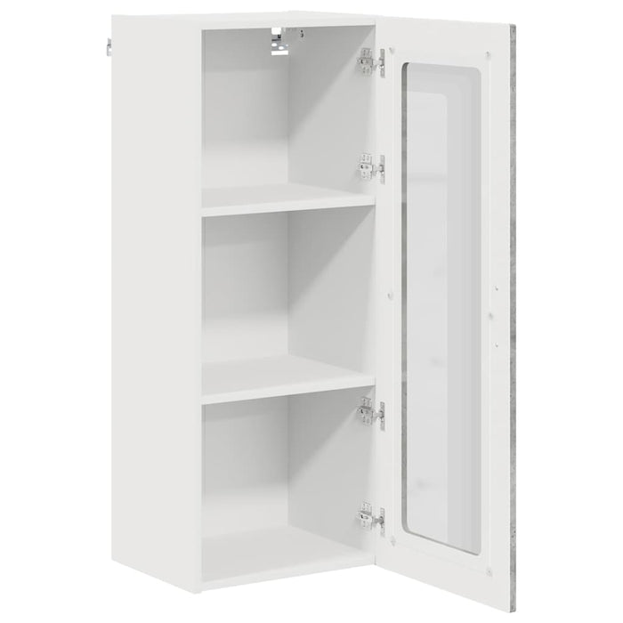Dulap suspendat de bucătărie Gri din beton 40 x 31 x 100 cm - WALTI WALTI