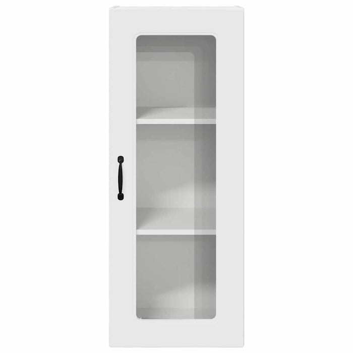 Dulap suspendat de bucătărie cu ușă Alb lucios 40 x 31 x 100 cm - WALTI WALTI