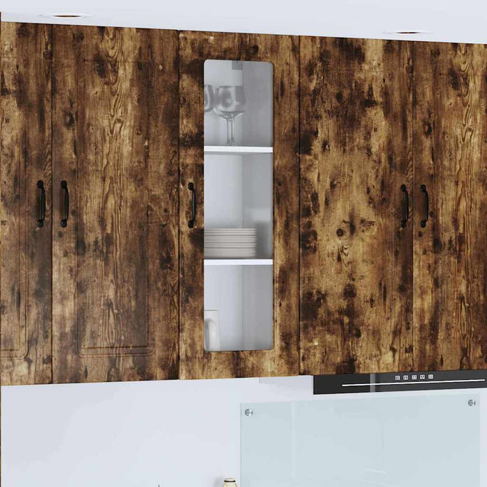 Dulap suspendat de bucătărie Stejar fumuriu 40 x 31 x 100 cm - WALTI WALTI
