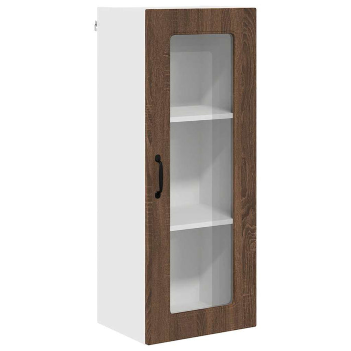 Dulap suspendat de bucătărie Stejar închis 40 x 31 x 100 cm - WALTI WALTI