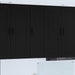 Dulap suspendat de bucătărie cu raft Negru 30 x 31 x 100 cm - WALTI WALTI