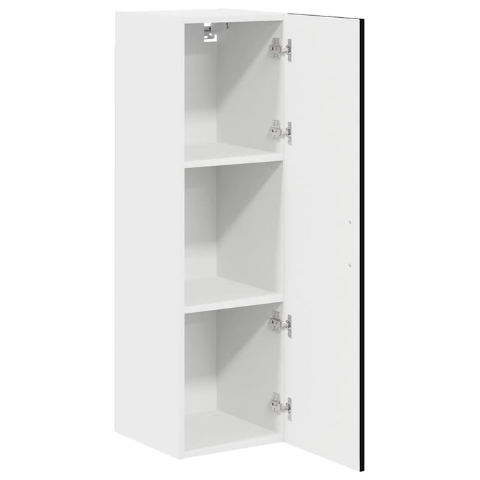 Dulap suspendat de bucătărie cu raft Negru 30 x 31 x 100 cm - WALTI WALTI