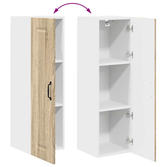 Dulap suspendat de bucătărie Stejar Sonoma 30 x 31 x 100 cm - WALTI WALTI