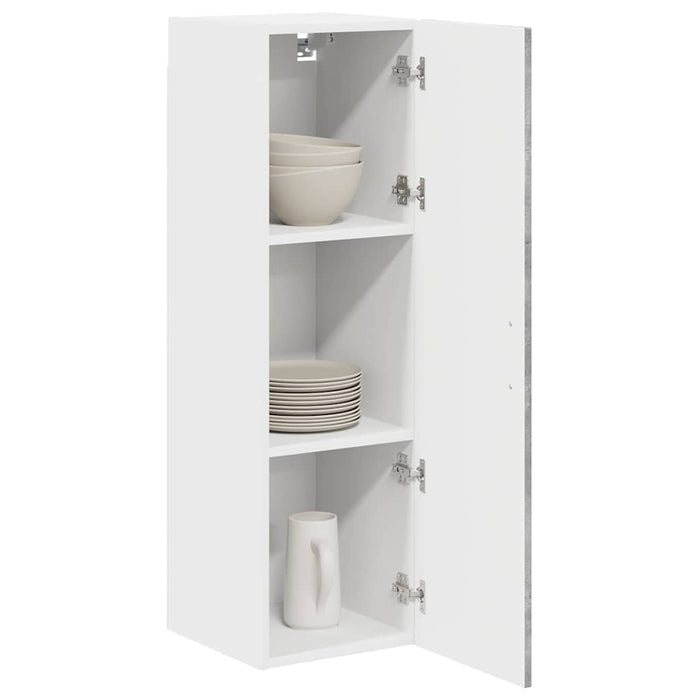 Dulap suspendat de bucătărie Gri din beton 30 x 31 x 100 cm - WALTI WALTI