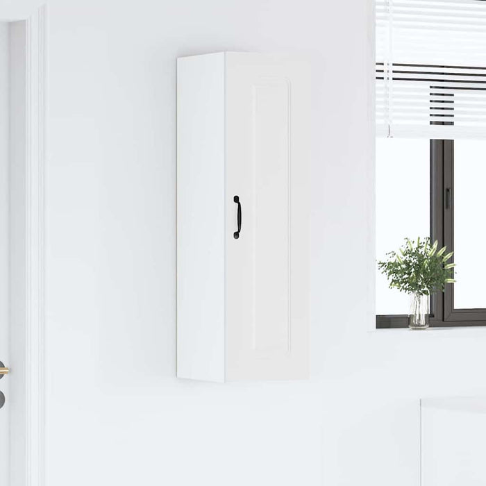 Dulap suspendat de bucătărie cu ușă Alb lucios 30 x 31 x 100 cm - WALTI WALTI