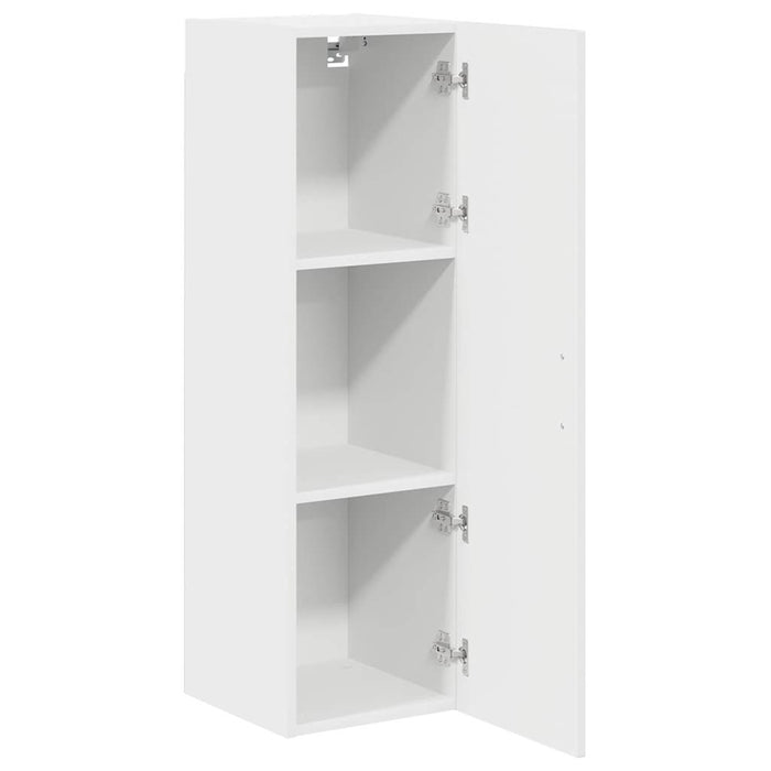 Dulap suspendat de bucătărie cu ușă Alb lucios 30 x 31 x 100 cm - WALTI WALTI