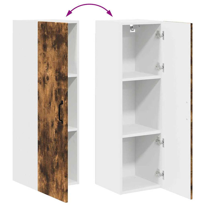 Dulap suspendat de bucătărie Stejar fumuriu 30 x 31 x 100 cm - WALTI WALTI