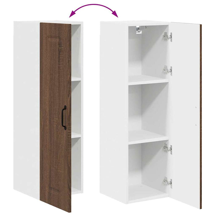 Dulap suspendat de bucătărie Stejar închis 30 x 31 x 100 cm - WALTI WALTI