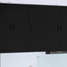 Dulap suspendat de bucătărie cu raft Negru 40 x 31 x 100 cm - WALTI WALTI