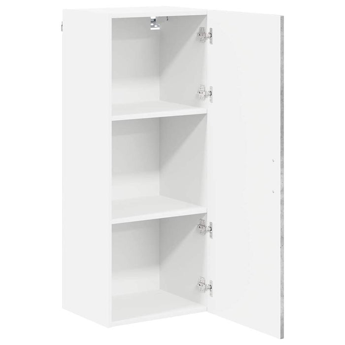 Dulap suspendat de bucătărie Gri din beton 40 x 31 x 100 cm - WALTI WALTI