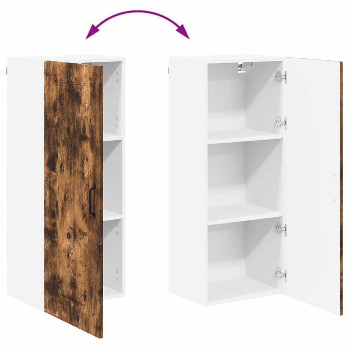 Dulap suspendat de bucătărie Stejar fumuriu 40 x 31 x 100 cm - WALTI WALTI