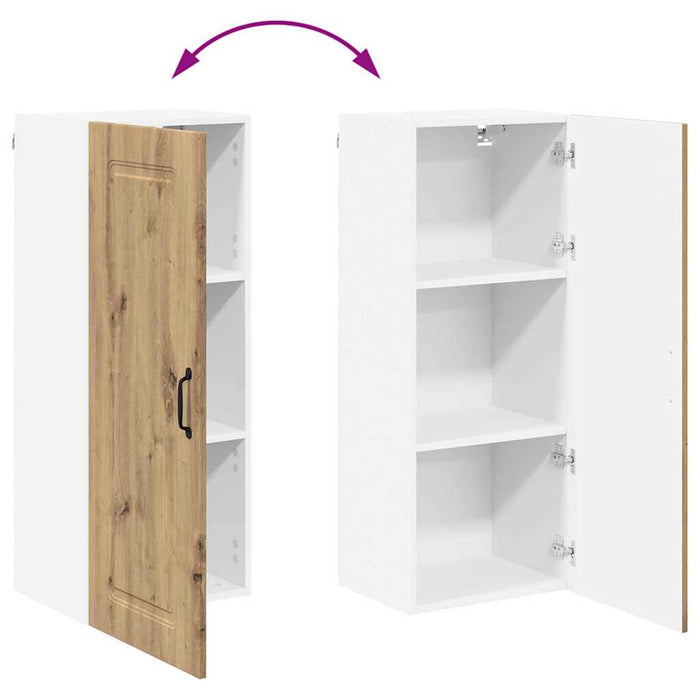 Dulap suspendat de bucătărie Stejar Artizanal 40 x 31 x 100 cm - WALTI WALTI