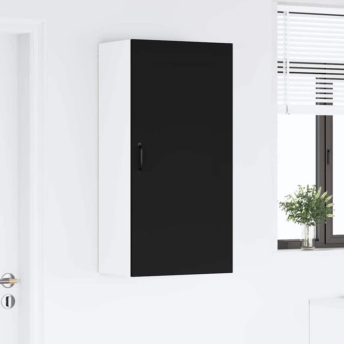 Dulap suspendat de bucătărie cu raft Negru 50 x 31 x 100 cm - WALTI WALTI