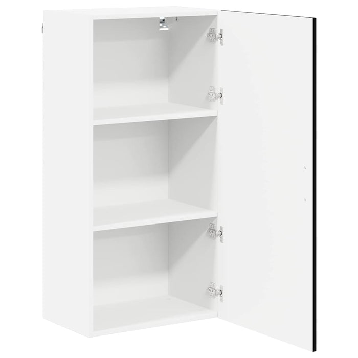 Dulap suspendat de bucătărie cu raft Negru 50 x 31 x 100 cm - WALTI WALTI