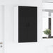 Dulap suspendat de bucătărie cu raft Negru 60 x 31 x 100 cm - WALTI WALTI