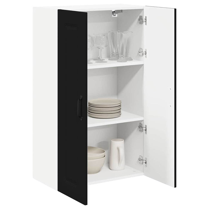 Dulap suspendat de bucătărie cu raft Negru 60 x 31 x 100 cm - WALTI WALTI