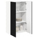 Dulap suspendat de bucătărie cu raft Negru 60 x 31 x 100 cm - WALTI WALTI